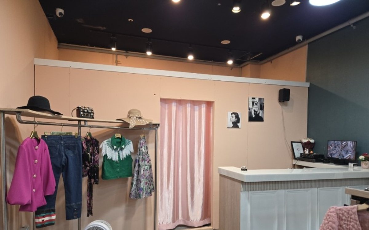 매장 천장 배선 작업